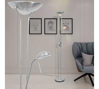 Lampadaire à LED à Eclairage Réglable Lampe sur Pied Vasque Sol Salon vidaXL