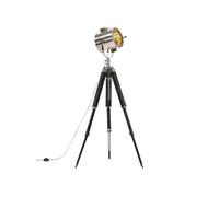 vidaXL Lampadaire à Trépied Lampe sur Pied Lampe à Piédestal Hauteur Réglable Salon Maison Intérieur 165 cm Bois de Manguier 286111