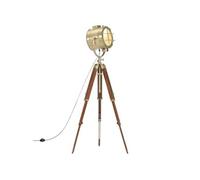 Lampadaire à Trépied Lampe sur Pied Lampe à Piédestal Hauteur Réglable Salon Maison Intérieur 165 cm Bois de Manguier 286112