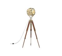 Bois de Manguier Massif Lampadaire à Trépied 165 cm Lampe sur Pied vidaXL