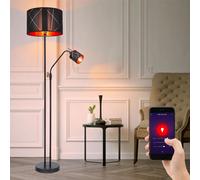 Lampadaire à Vasque Éclairage Lecture Souple RGB Dimmable LED Smart Tdc H 175 CM