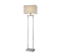 Lampadaire à Vasque Lampadaire LED Luminaire de Salon Métal Tissu H 150 CM