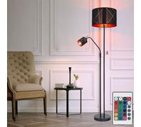 Lampadaire à Vasque Lampe de Lecture Souple RGB LED Télécommande Dimmable H