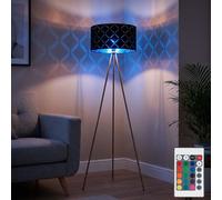 Lampadaire à Vasque Lumière pour Salle à Manger Télécommande Dimmer Couleur RGB