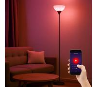 Lampadaire à Vasque Smart Dimmable LED Sprach App RGB Changement de Couleur H