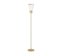 Lampadaire AGLIENTINA E27 1X40W en acier laiton brossé D200mm