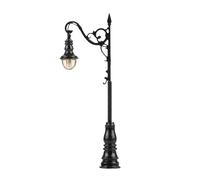 Lampadaire ancien cintré à LED 65 mm - FALLER 272231 - N 1/160