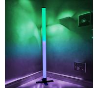 Lampadaire RVB avec télécommande Applique LED à changement de couleur lampadaire dimmable Music Sync, CCT nombreux modes, 10 watts, 2700-5000K, H 103 cm