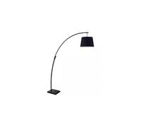 Lampadaire arc DRAKA avec pied marbre Noir