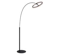 Lampadaire Arc lampadaire lampe de salon noir variateur tactile LED H 190,4 cm
