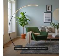 Lampadaire arc - noir 2,2
