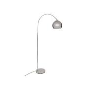 Lampadaire arc orientable, abat-jour sur pied en acier chromé - Longueur 70,5 x largeur 29 x Hauteur 177 cm - -
