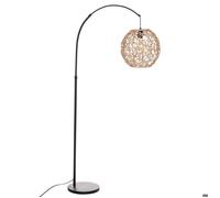 Lampadaire arc ""Raahe"" métal noir H180cm - Atmosphera createur d'interieur