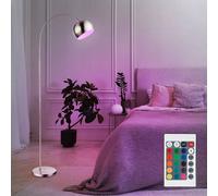 Lampadaire Arc RGB LED Avec Télécommande Dimmable Réglable