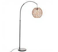 Lampadaire Arche Raahe 180 cm de Hauteur en Métal Finition Naturelle