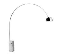 Lampadaire Arco WxH 220x240cm/satined stainless steel frame