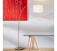 Lampadaire Arqué Classique Blanc Clarie