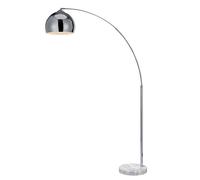 Lampadaire arqué, Teamson Home, blanc, 110 X 30 X 170