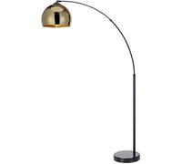 Lampadaire arqué, Teamson Home, noir/dore, 110 X 30 X 170