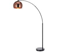 Lampadaire arqué, Teamson Home, noir/rose dore, 110 X 30 X 170