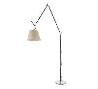 Lampadaire Artemide Tolomeo Mega, Abat - Jour Parchemin 32 cm avec Variateur