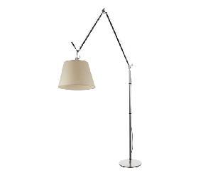 Lampadaire Artemide Tolomeo Mega, Abat - Jour Parchemin 42 cm avec Variateur
