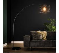 Lampadaire avec abat-jour spirale 45x192 cm en métal - AMP