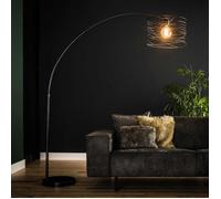 Lampadaire avec abat-jour spirale 45x192 cm en métal - SPIRA