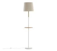 Lampadaire Avec Plateau "Hattman" 165cm Beige