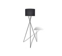 vidaXL Lampadaire avec support haut 240901 – Lampe de plancher luminaire noir