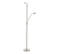 Lampadaire BAYA LED LED 20W en acier nickel mat 360x0x1800mm