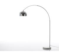Lampadaire Big-Deal éco argenté marbre réglable en hauteur