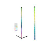 Grundig Lampadaire LED RGB 140 cm - Barre LED sur pied et Lumière RGBW - Incl. T