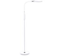 Lampadaire Blanc en Matériaux Synthétiques 148 cm à 2 LED Bras Pliable Cassiopei [EEK: E]