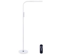 Lampadaire Blanc en Matériaux Synthétiques 160 cm à LED et Variateur d'Inte [EEK: E]