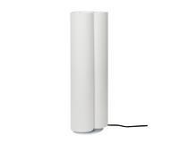 Lampadaire Boe H80 Argent/ Naturel