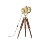 Lampadaire - - Bois de manguier massif - 69 cm - Abat-jour pivotant - E27