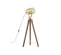 vidaXL Lampadaire trépied en bois de manguier massif E27 97 cm Chic