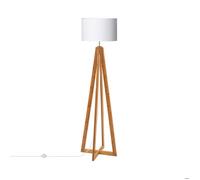Lampadaire Bois Korsade Blanc