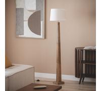 Lampadaire Bois Kyathi Iluzzia Blanc