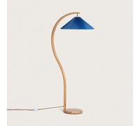 Lampadaire Bois Luanda Bleu Foncé