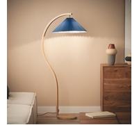 Lampadaire Bois Luanda Bleu foncé
