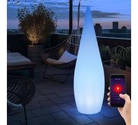 Lampe d'extérieur LED, lampadaire, lampe de jardin, lampe de terrasse, contrôle par application, dimmable, télécommande Smart Home RGB, 10W 850lm 2700-6500K blanc chaud-blanc froid, D 37 cm