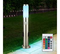 Lampadaire Borne Lumineuse Extérieure Variateur Télécommande Détecteur RGB LED