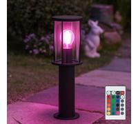 Lampadaire Borne Lumineuse Télécommande Dimmable Variateur de Couleur IP54 LED
