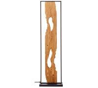 Lampadaire - Brilliant - CHAUMONT - 120x33x18cm - LED intégrée - noir et bois