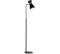 Lampadaire - Brilliant - GOLDY - 148,5 x 25 x 43 cm - E27 1x25W - métal - noir et or