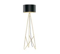 Lampadaire CAMPORALE E27 1X60W en acier laiton D450mm