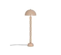 Lampadaire champignon en métal - D. 45 x H. 147 cm - Beige brillant - ELDON