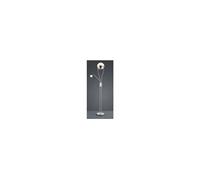 Trio Leuchten Chris 478310206 Lampadaire LED en métal chromé avec abat-jour en acrylique 22 W et LED 3,8 W 52 x 30 x 180 cm, Chrom